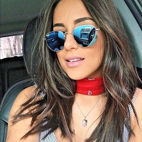 ray ban hexagonal remix